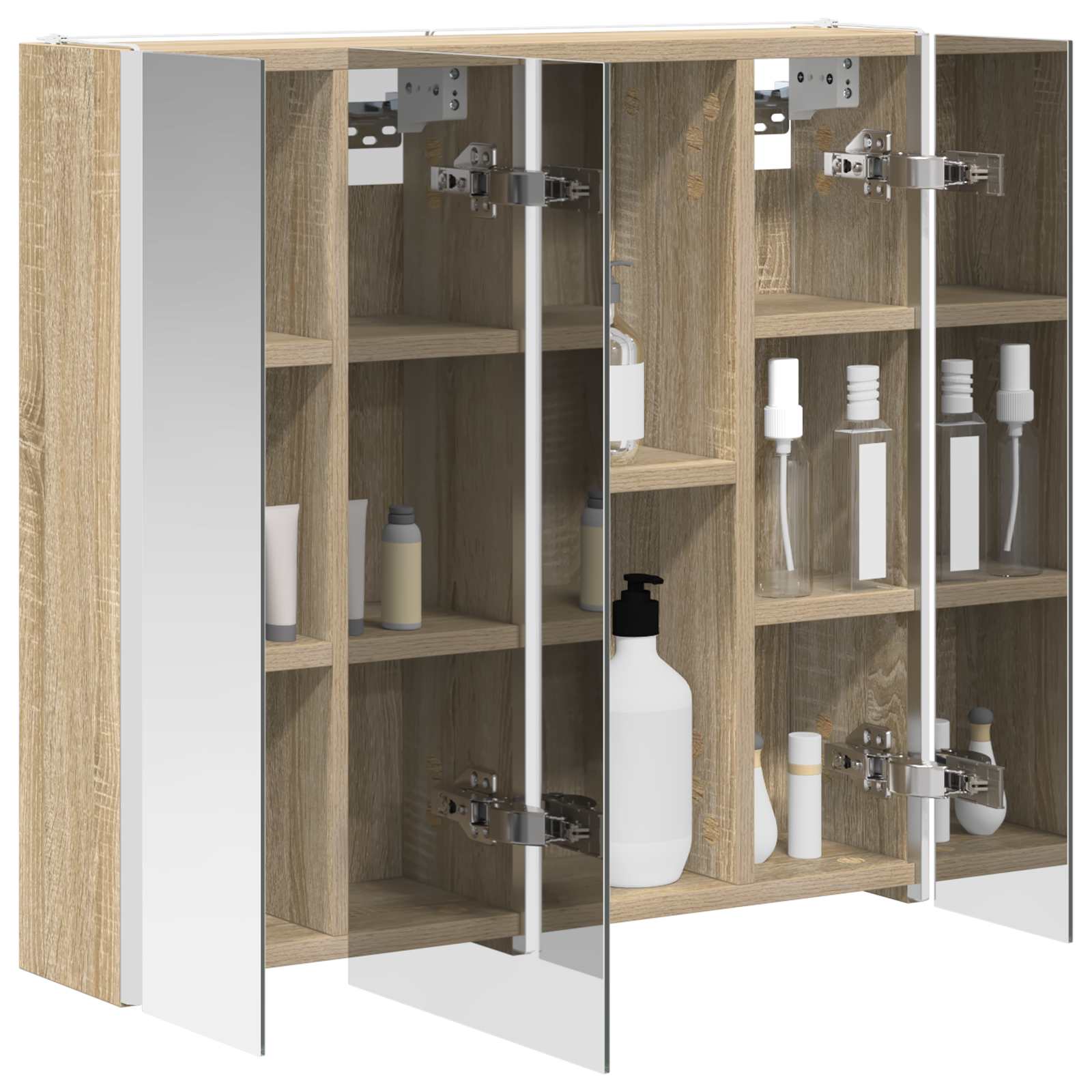 Kupaonski ormar s ogledalom Sonoma hrast 63,5 x 15,5 x 60,5 cm