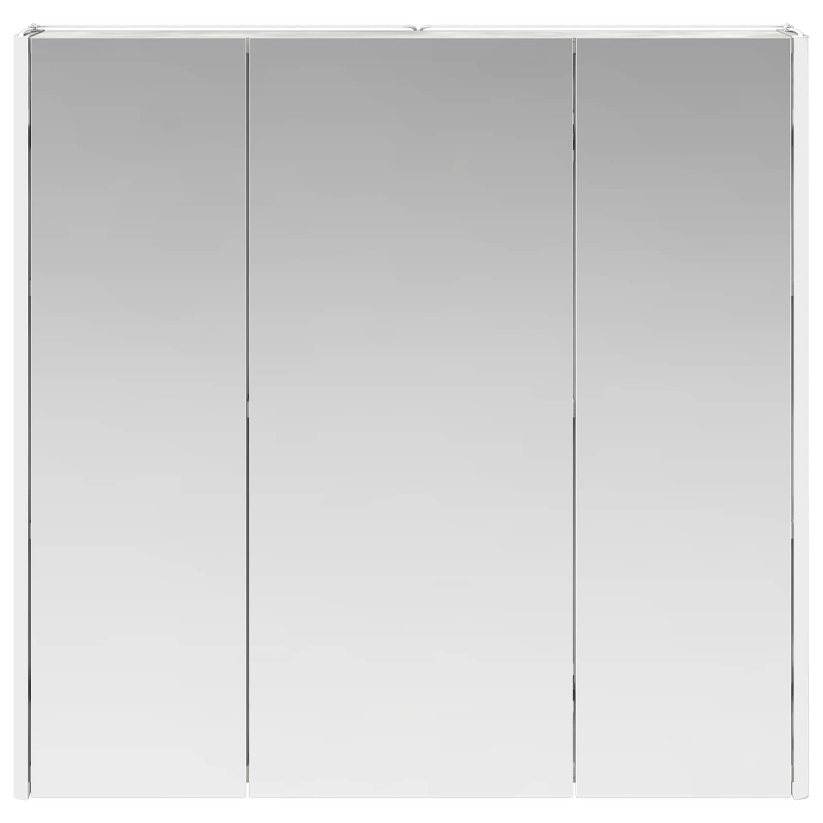 Kupaonski ormar s ogledalom Betonski sivi 73.5 x 15.5 x 70 cm