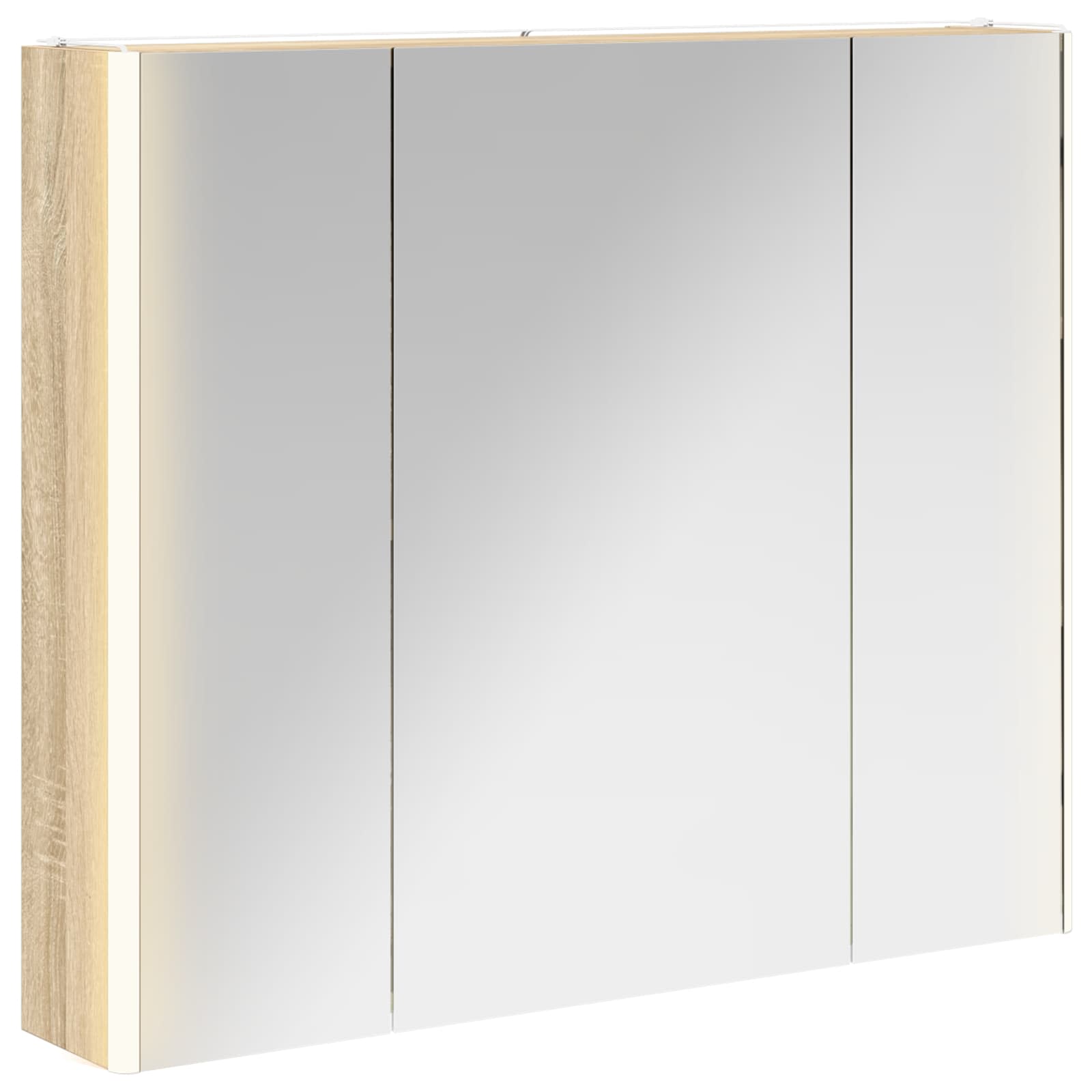 Kupaonski ormar s ogledalom Sonoma hrast 83,5 x 15,5 x 70 cm