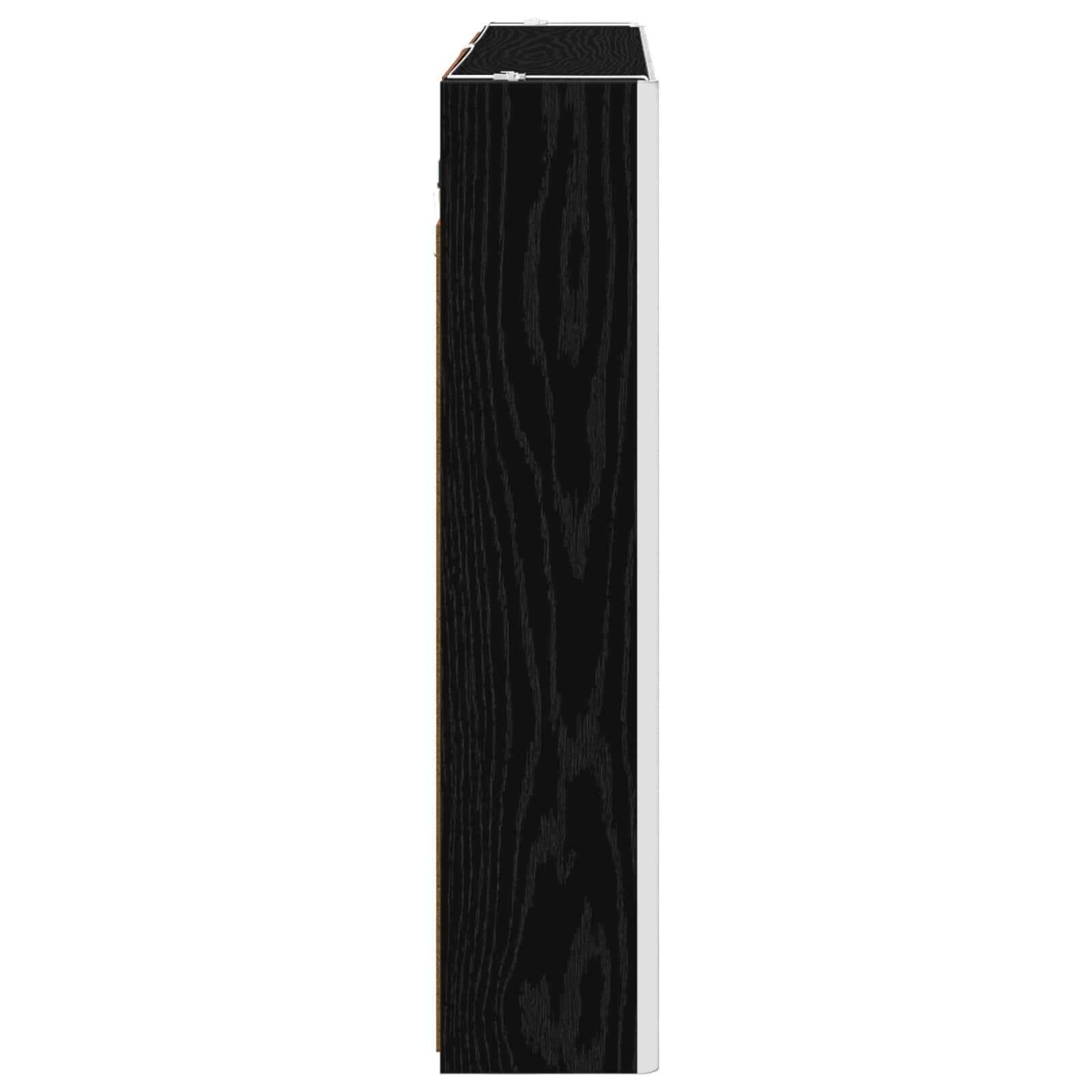 Kupaonski ormar s ogledalom Crni hrast 103,5 x 15,5 x 70 cm