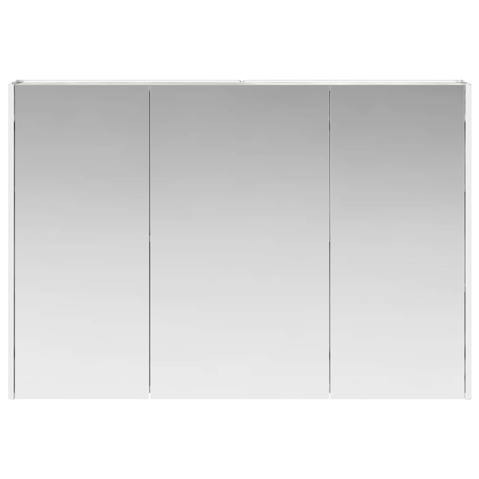 Kupaonski ormar s ogledalom Betonski sivi 103,5 x 15,5 x 70 cm