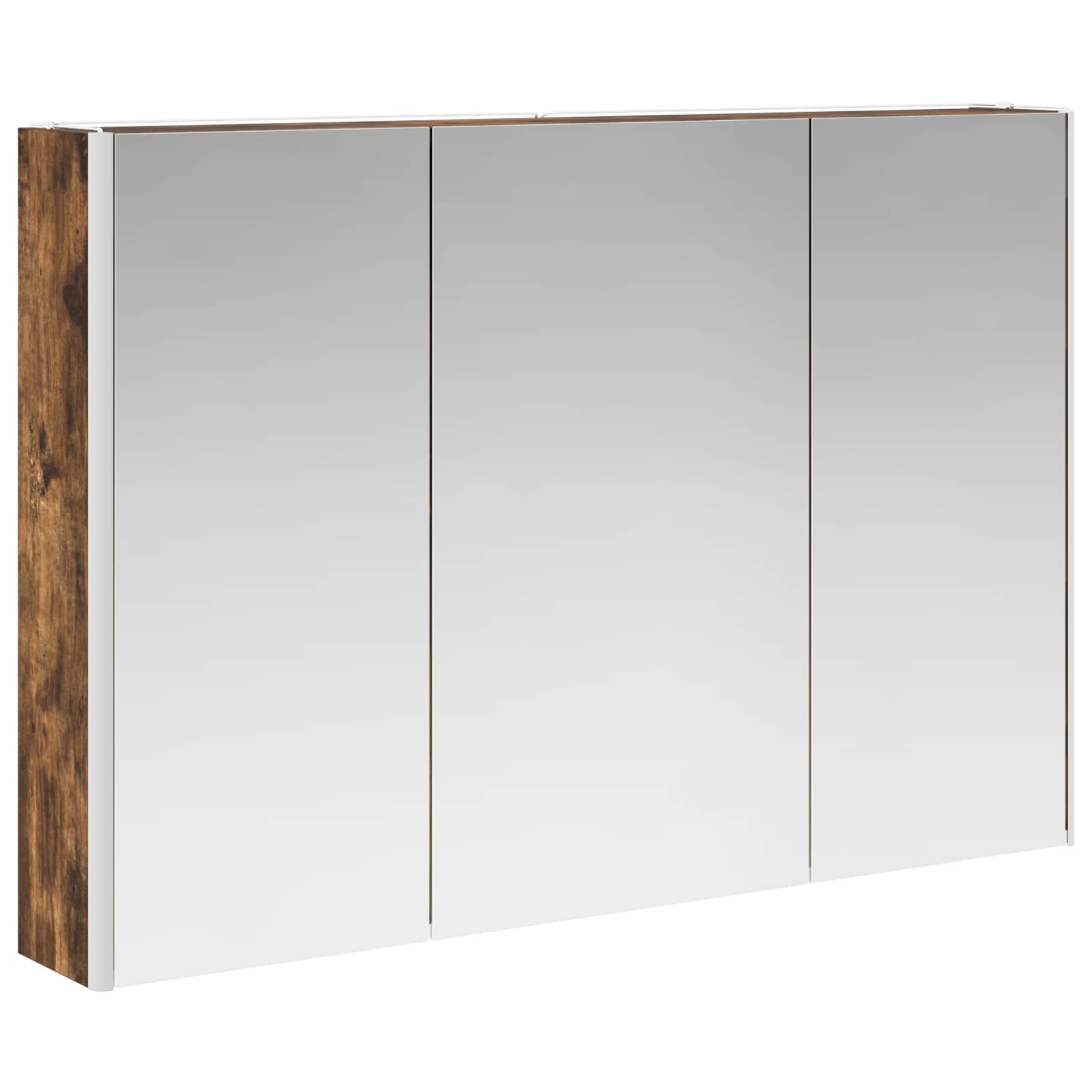 Kupaonski ormar s ogledalom Dimljeni hrast 103,5 x 15,5 x 70 cm
