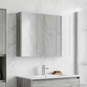 Kupaonski ormar s ogledalom Siva Sonoma 103,5 x 15,5 x 70 cm