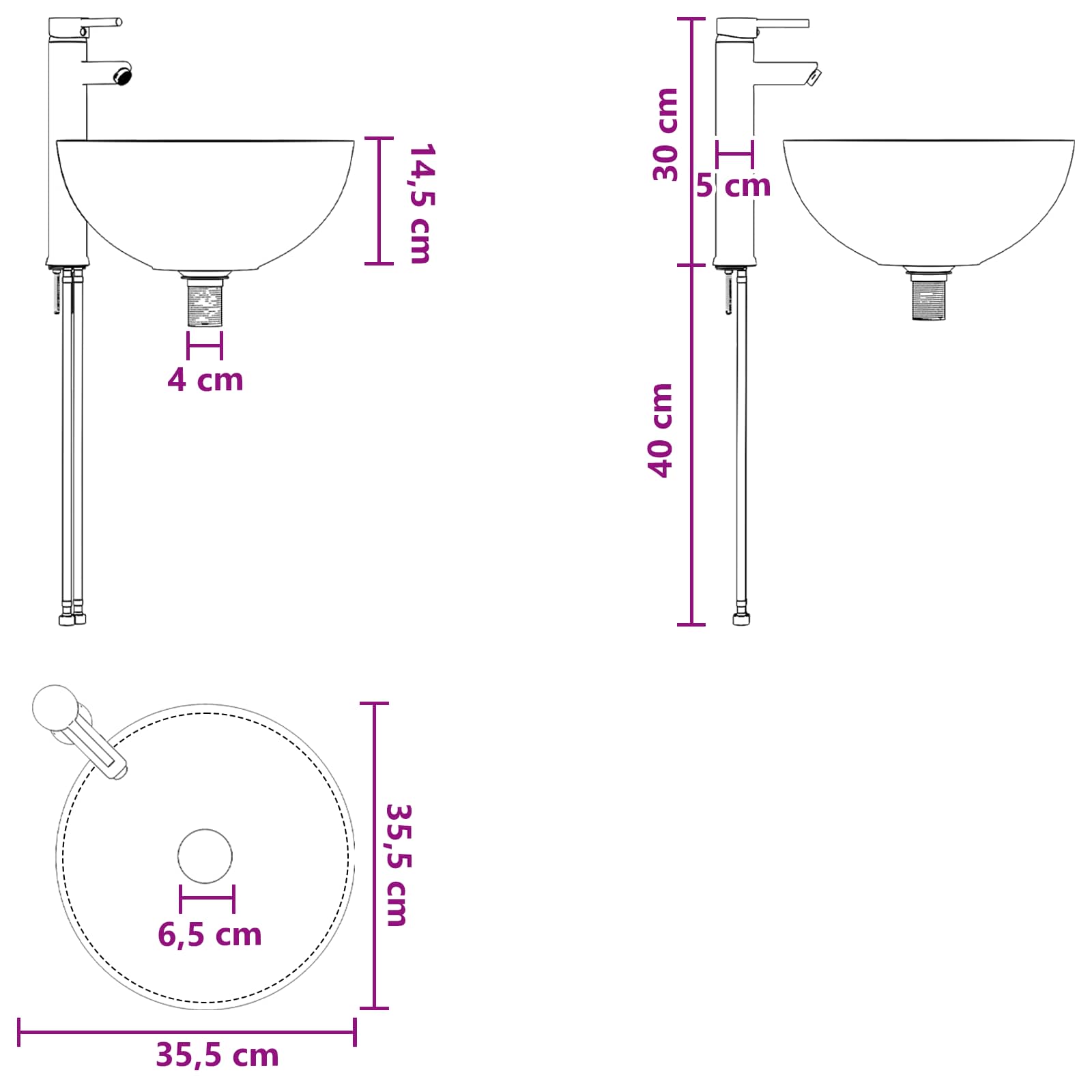 Set ormarića za kupaonicu 5 pcs Staro drvo 43 x 11,5 x 60,5 cm