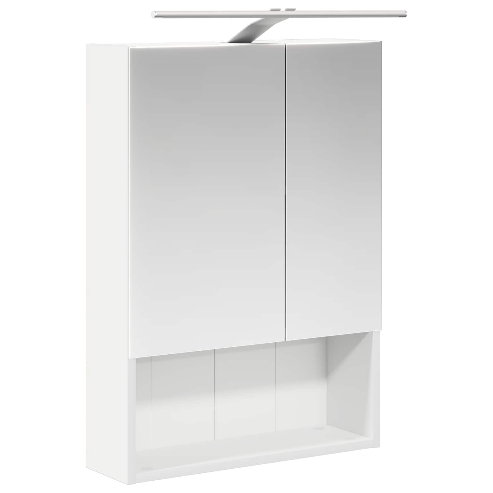 Set ormarića za kupaonicu 5 pcs Bijela Konstruirano drvo