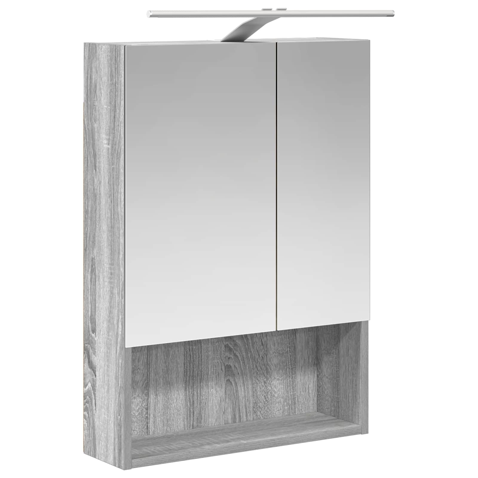 Set ormarića za kupaonicu 5 pcs Siva Sonoma 50 x 14,5 x 70 cm