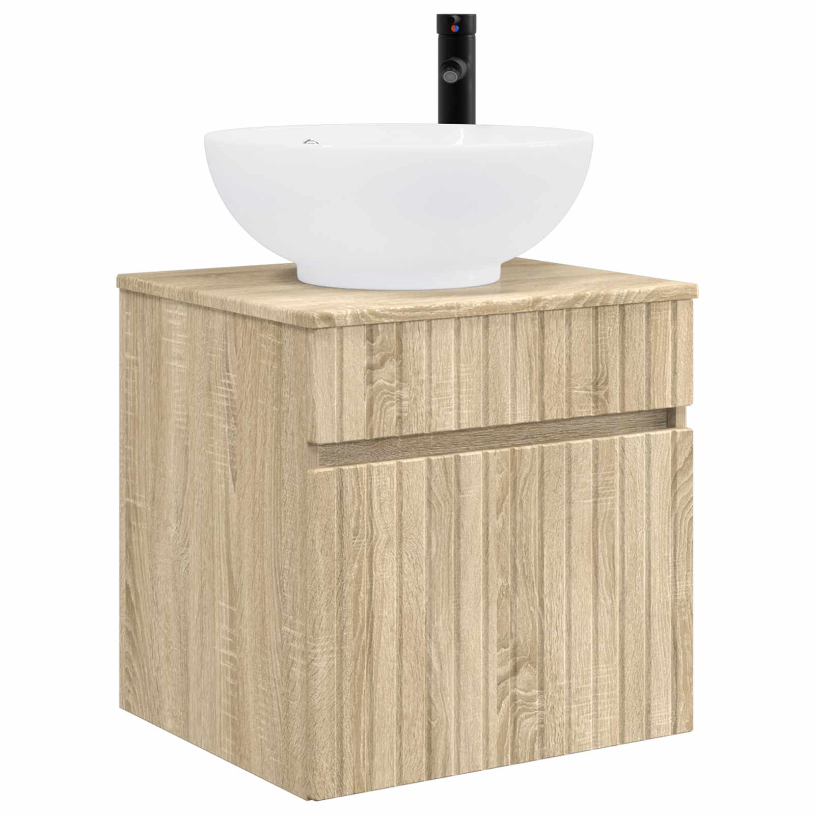 Set ormarića za kupaonicu 4 pcs Hrast sonoma