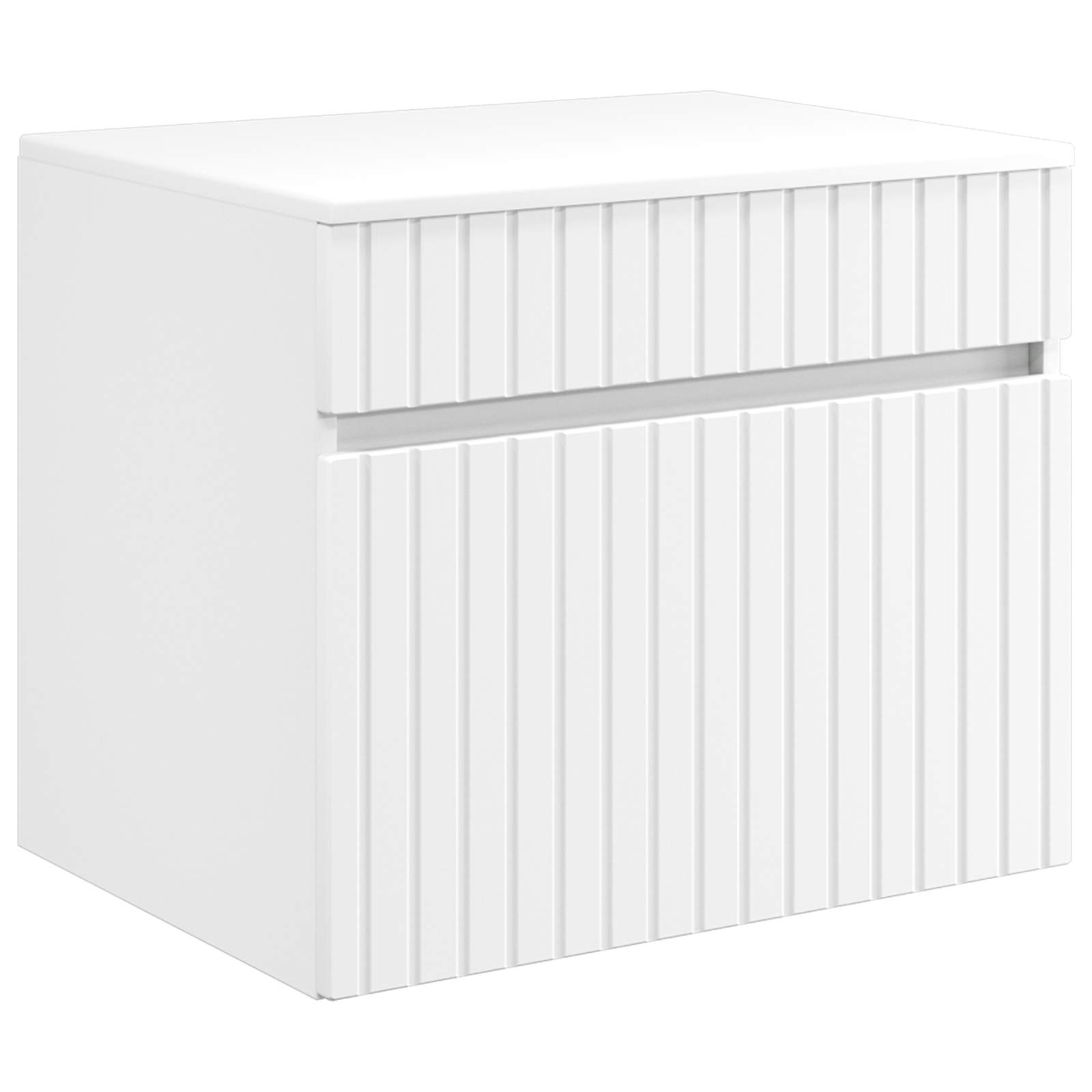 Set ormarića za kupaonicu 5 pcs Bijela 50 x 14,5 x 70 cm