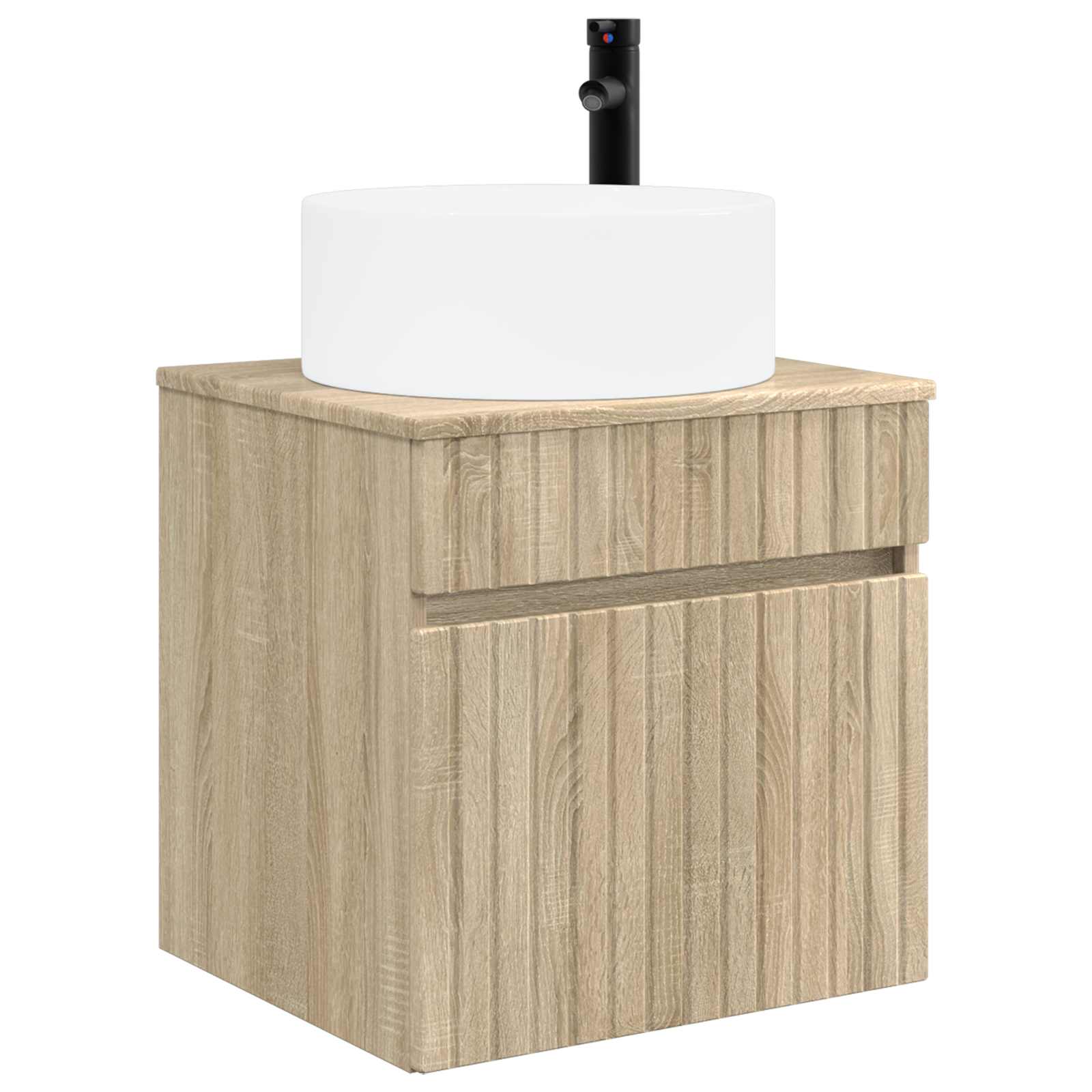 Set ormarića za kupaonicu 4 pcs Hrast sonoma