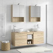 Set namještaja za kupaonicu 5 pcs Hrast sonoma