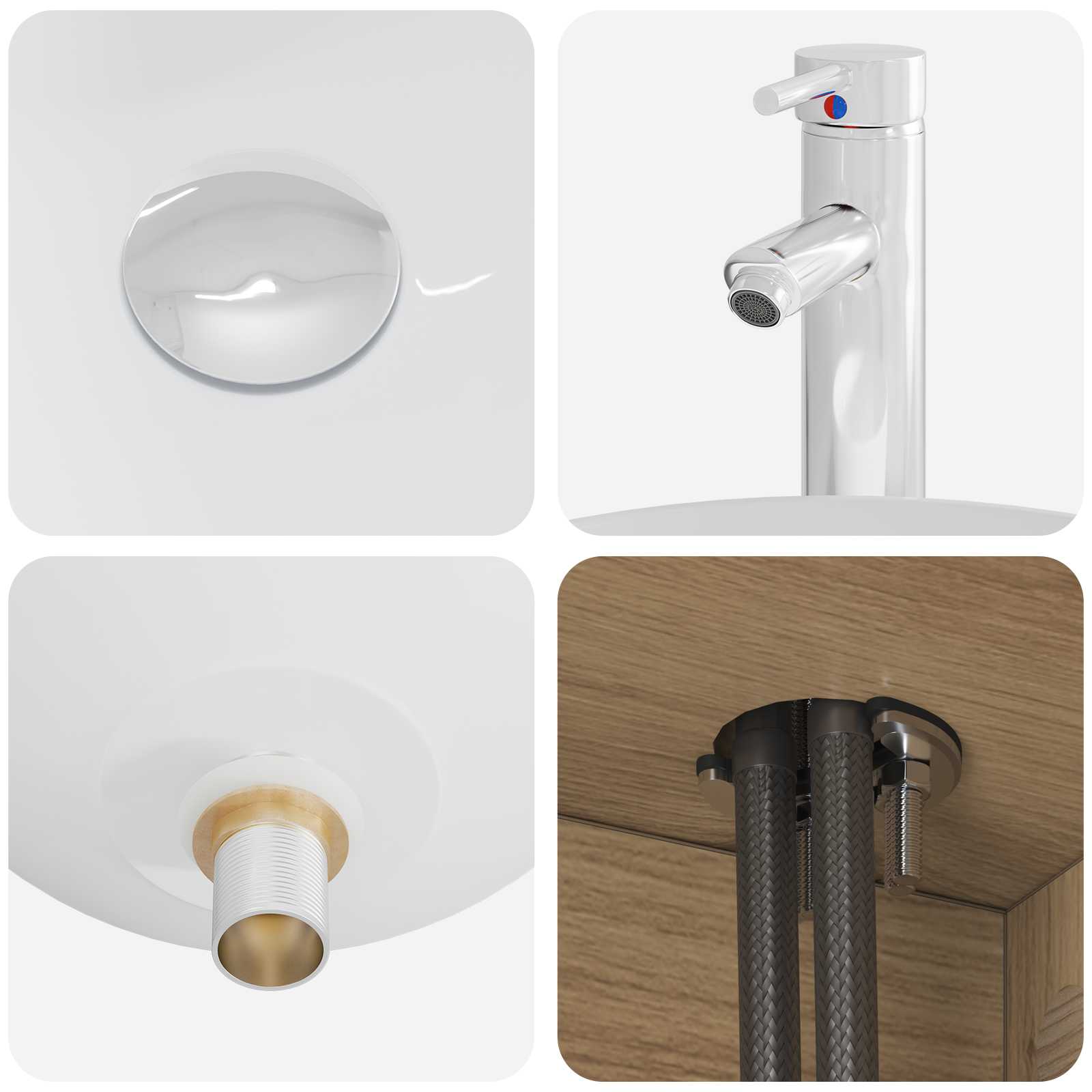 Set namještaja za kupaonicu 5 pcs Hrast artisan