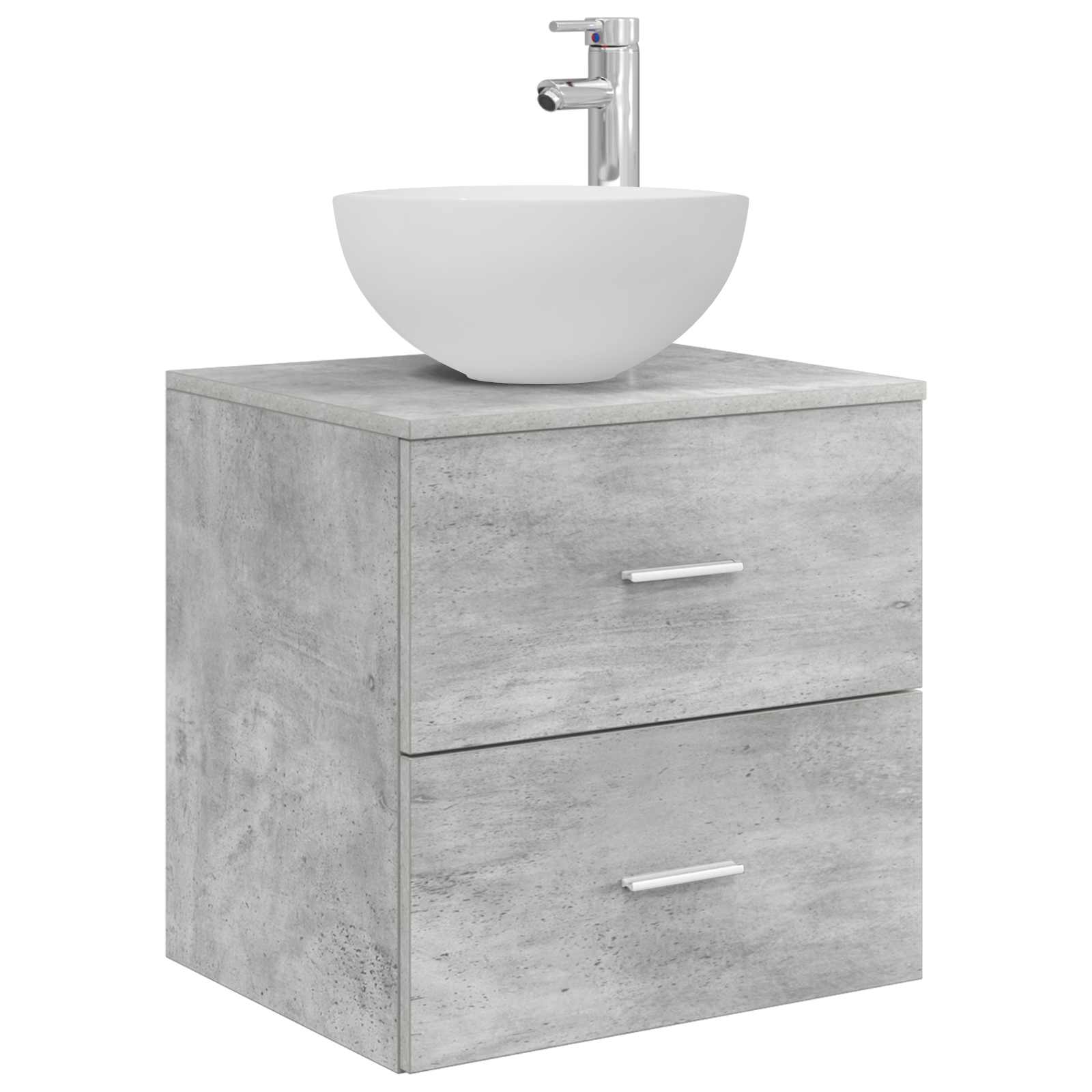 Set namještaja za kupaonicu 5 pcs Betonska siva