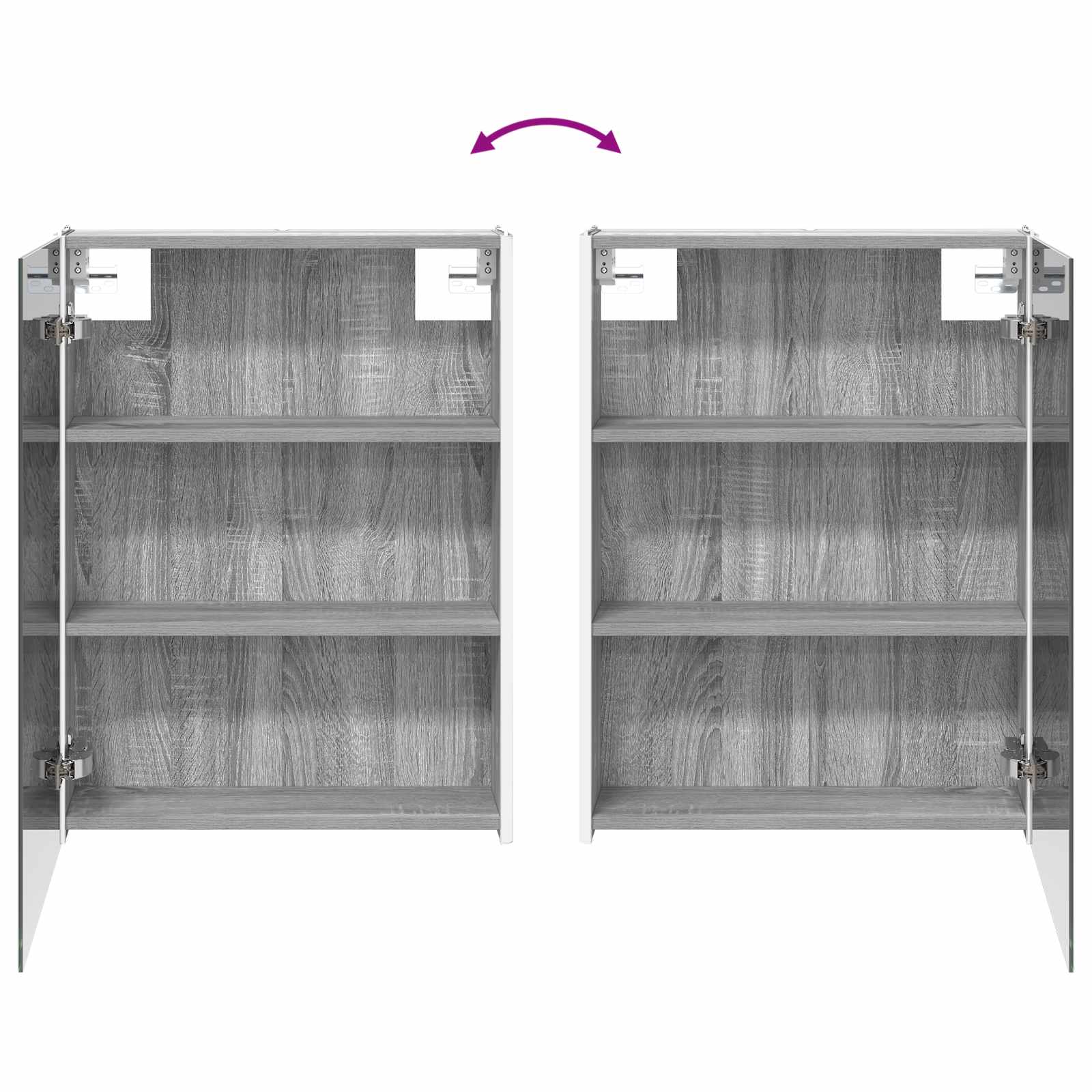 Set namještaja za kupaonicu 5 pcs Siva Sonoma