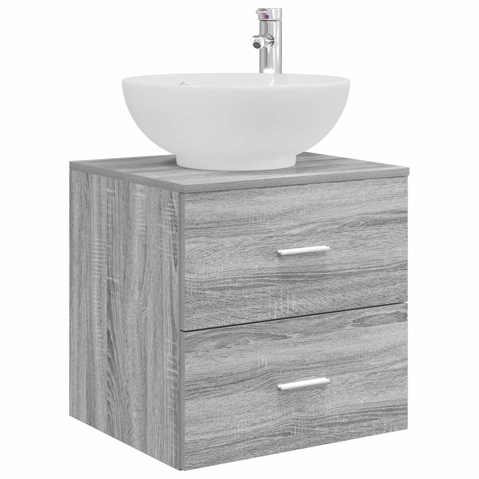 Set namještaja za kupaonicu 5 pcs Siva Sonoma