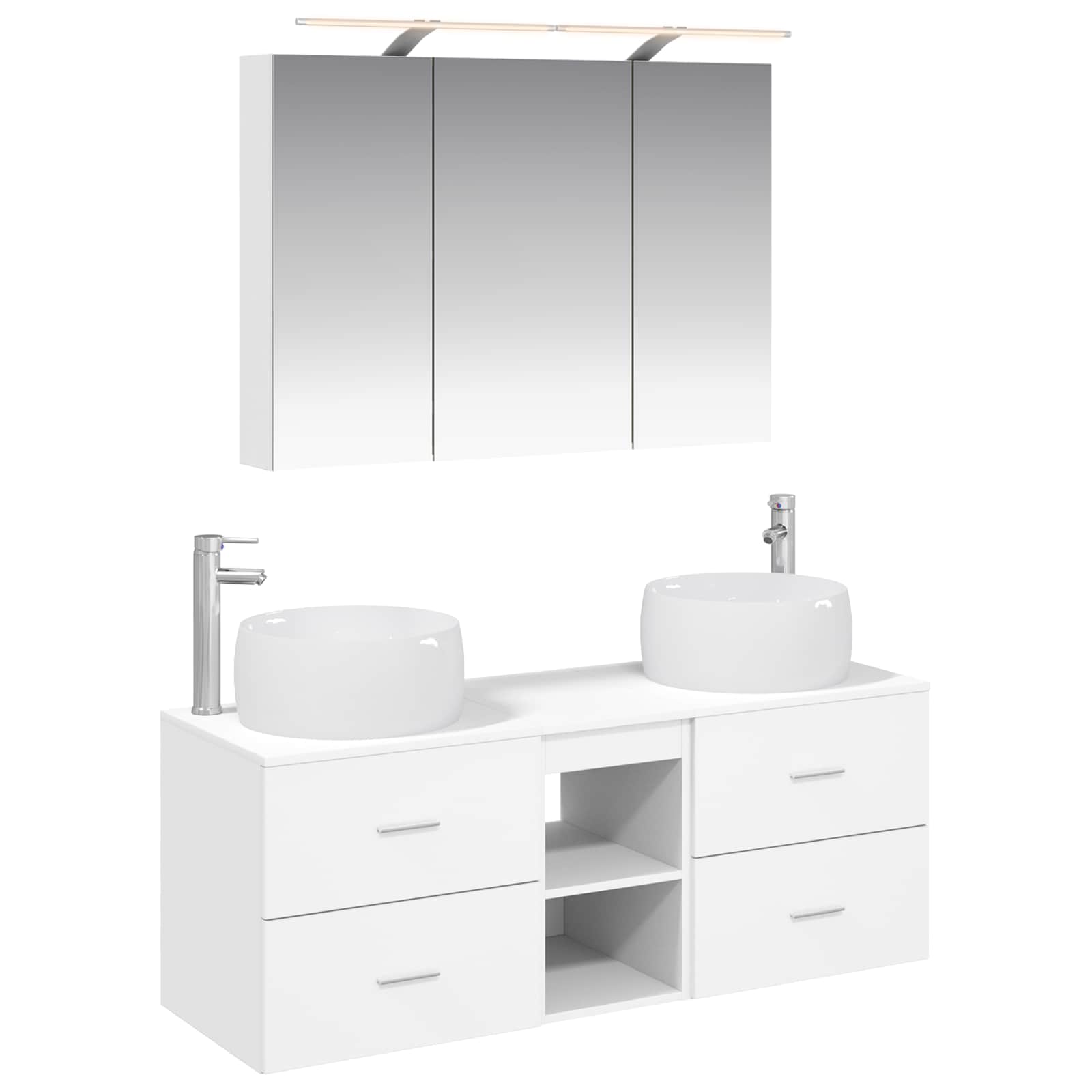 Set namještaja za kupaonicu 4 pcs Bijela