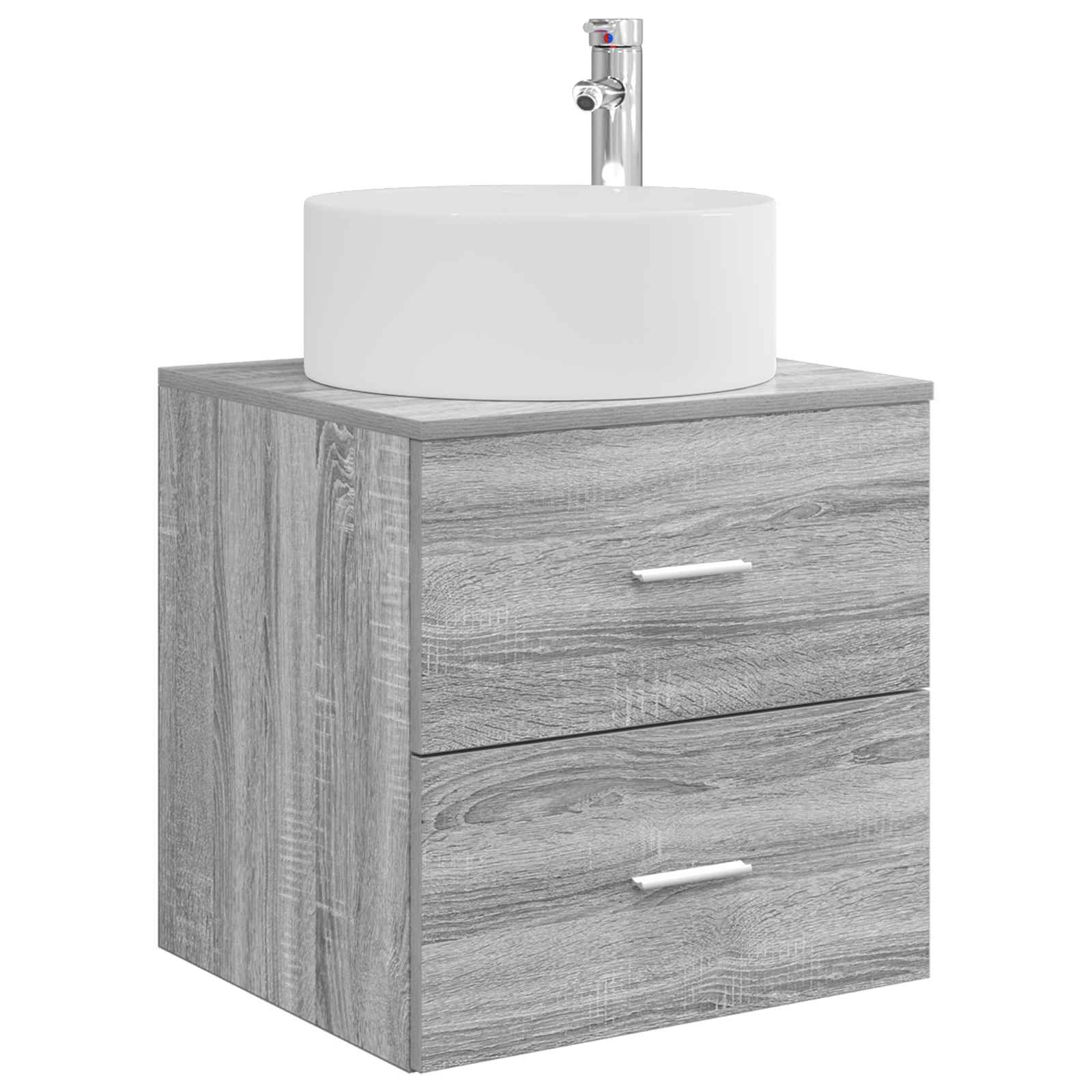Set namještaja za kupaonicu 4 pcs Siva Sonoma
