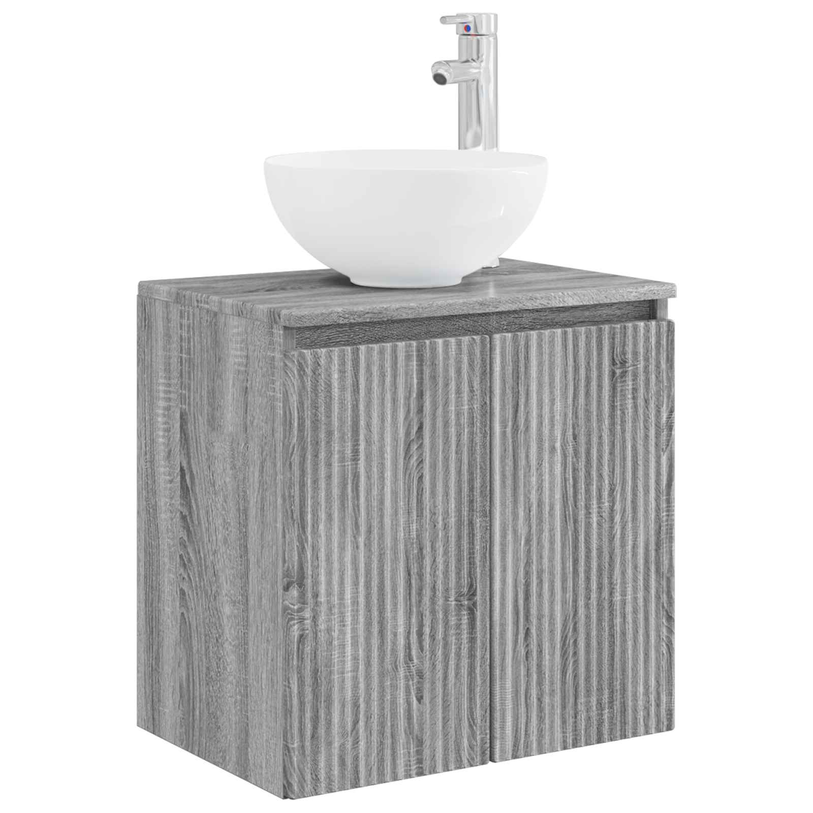 Set namještaja za kupaonicu 6 pcs Siva Sonoma