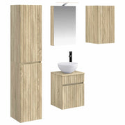 Set ormarića za kupaonicu 5 pcs Hrast sonoma