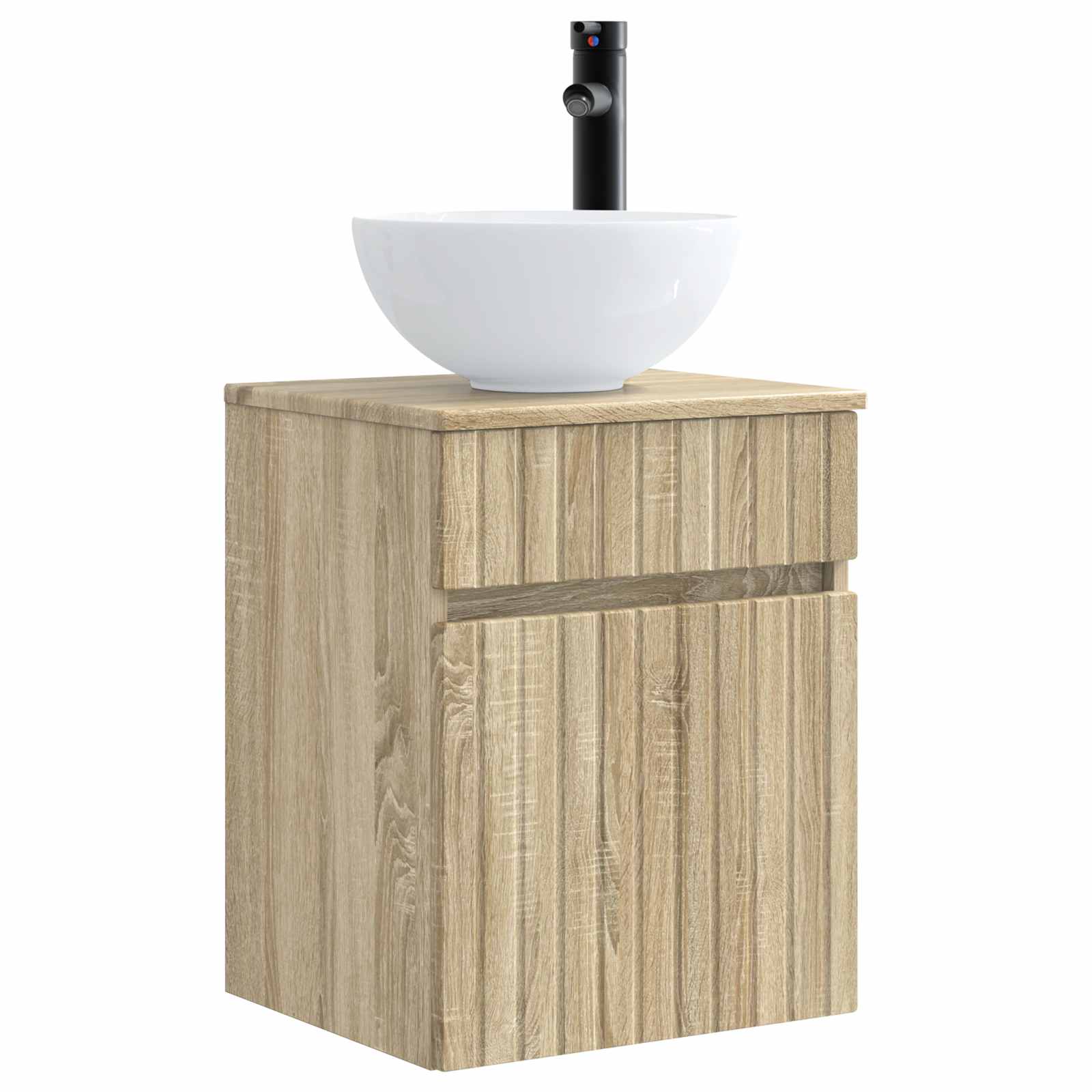 Set ormarića za kupaonicu 5 pcs Hrast sonoma