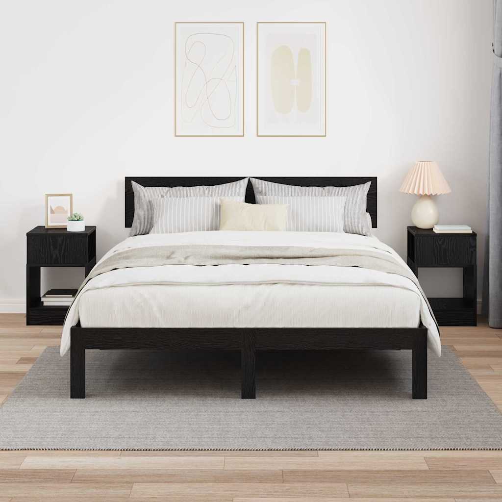 Konačna Stolić 2 pcs Crni hrast 30,5 x 30 x 45 cm