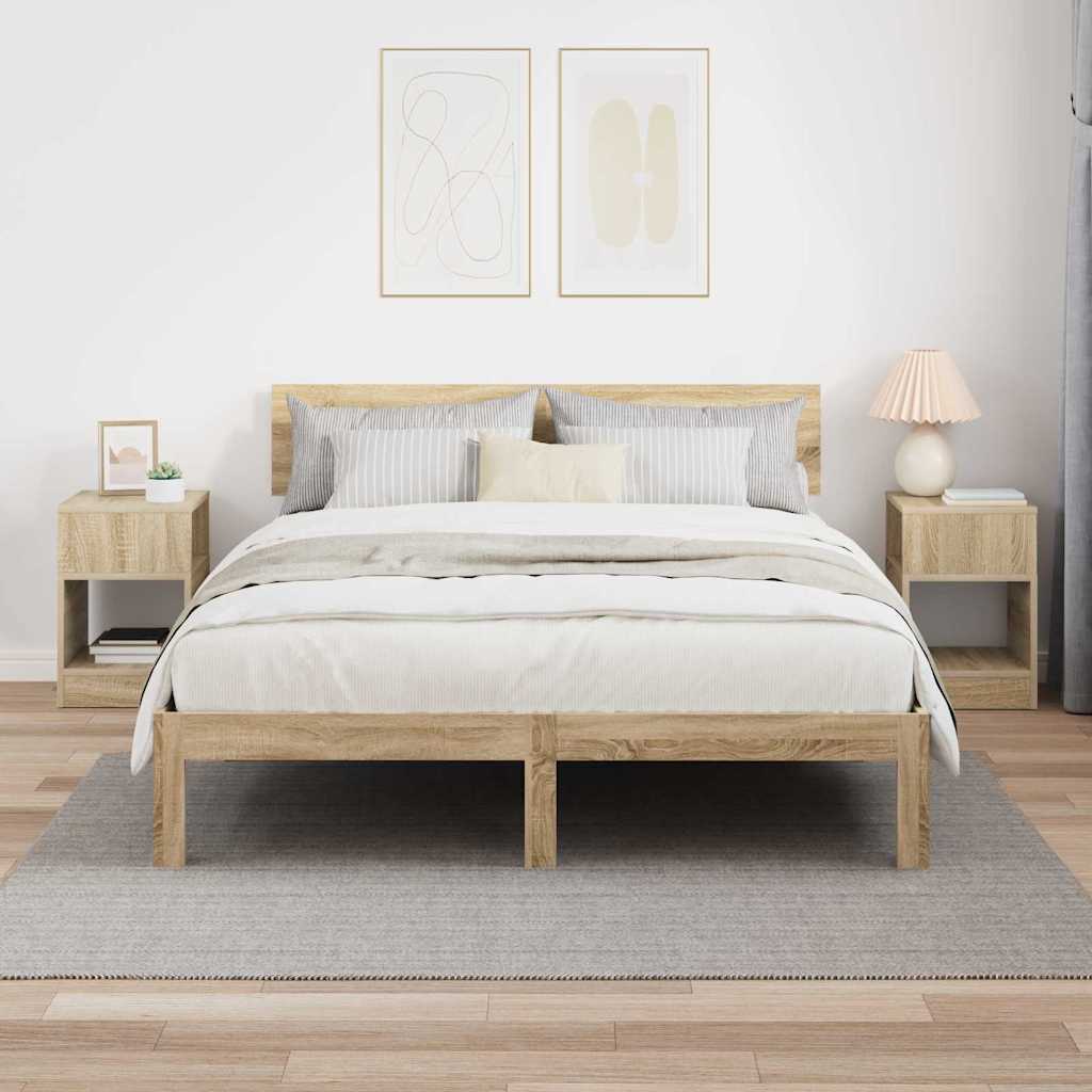 Konačna Stolić 2 pcs Sonoma hrast 30,5 x 30 x 45 cm