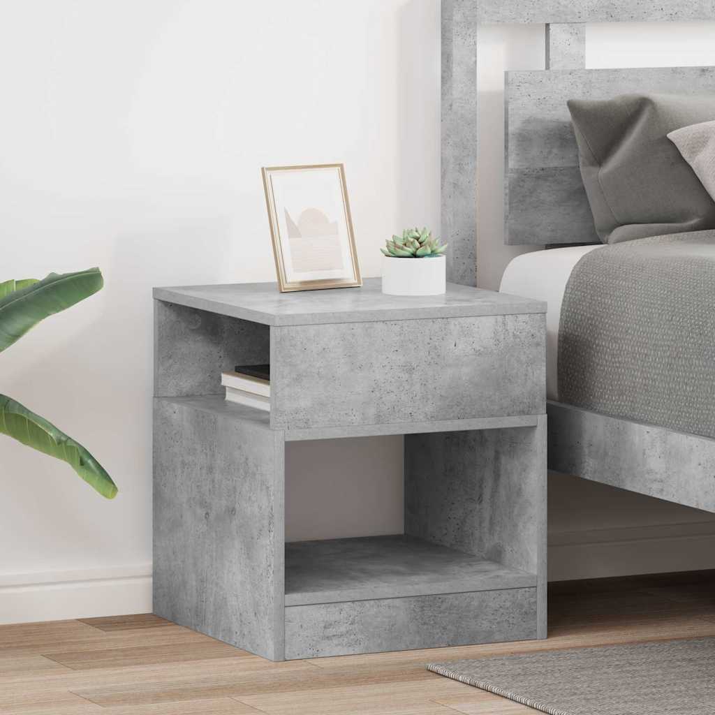 Konačna Stolić 2 pcs Betonski sivi 40,5 x 40 x 45 cm