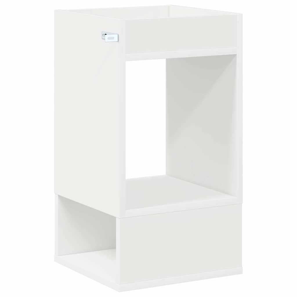 Konačna Stolić 2 pcs Bijelo 30 x 30 x 56 cm Konstruirano drvo