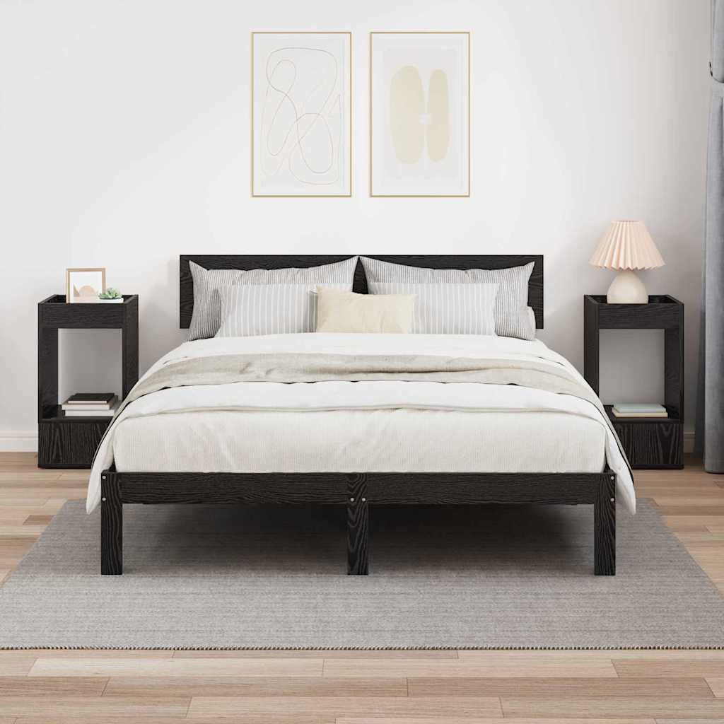 Konačna Stolić 2 pcs Crni hrast 30 x 30 x 56 cm