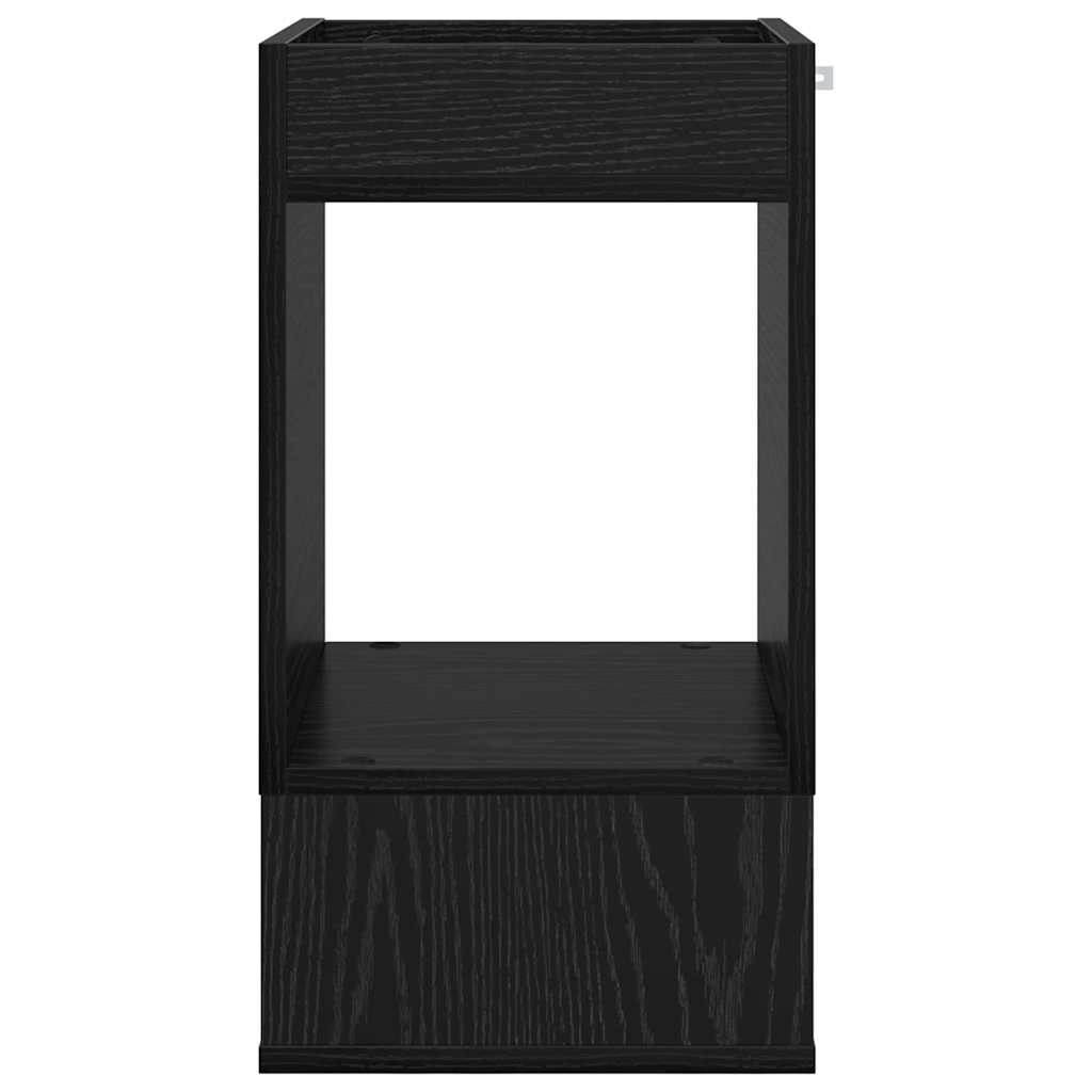 Konačna Stolić 2 pcs Crni hrast 30 x 30 x 56 cm