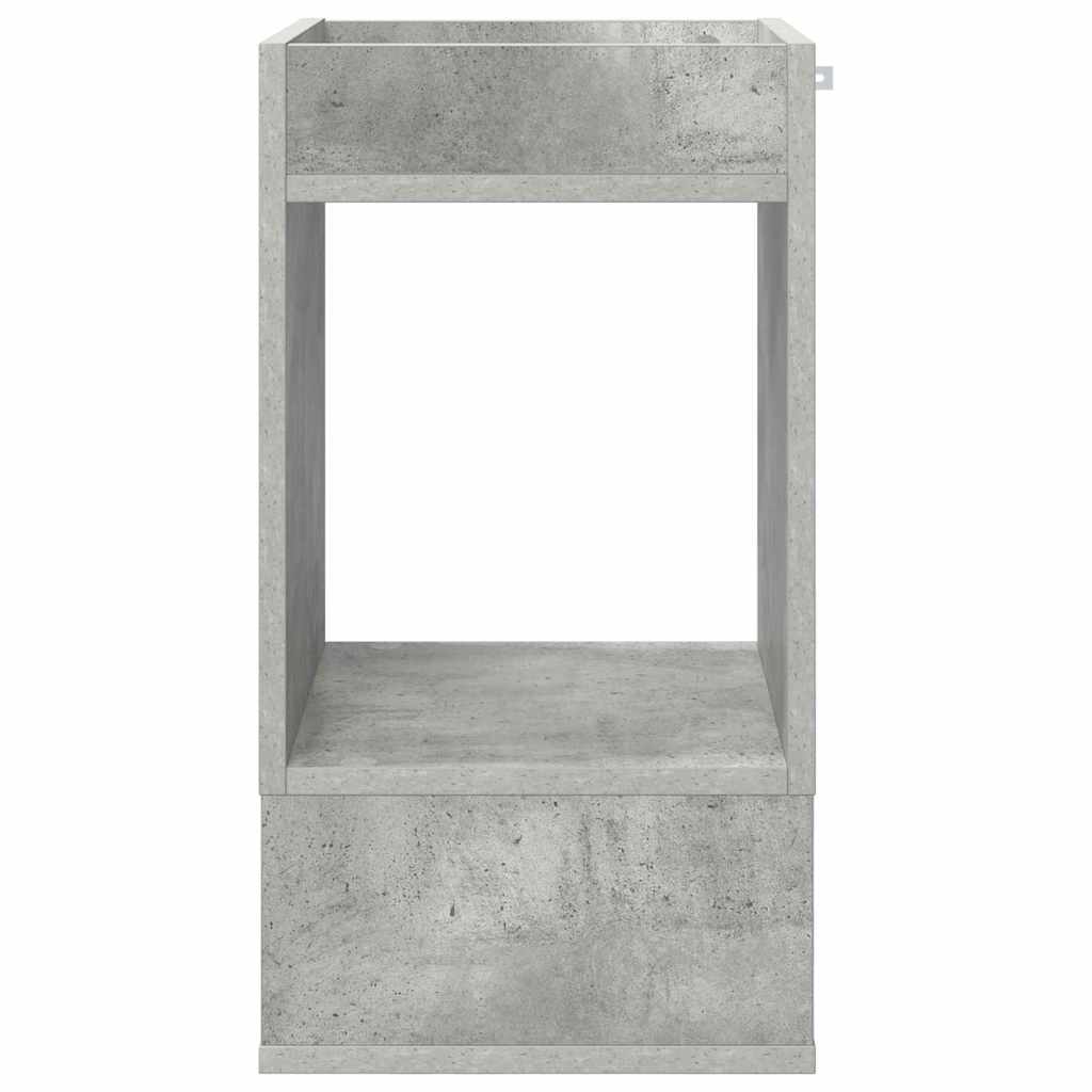 Konačna Stolić Betonski sivi 30 x 30 x 56 cm Konstruirano drvo