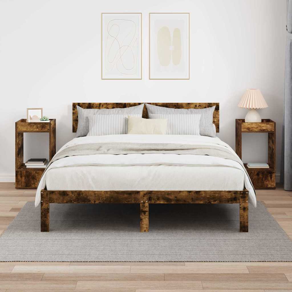 Konačna Stolić 2 pcs Dimljeni hrast 30 x 30 x 56 cm