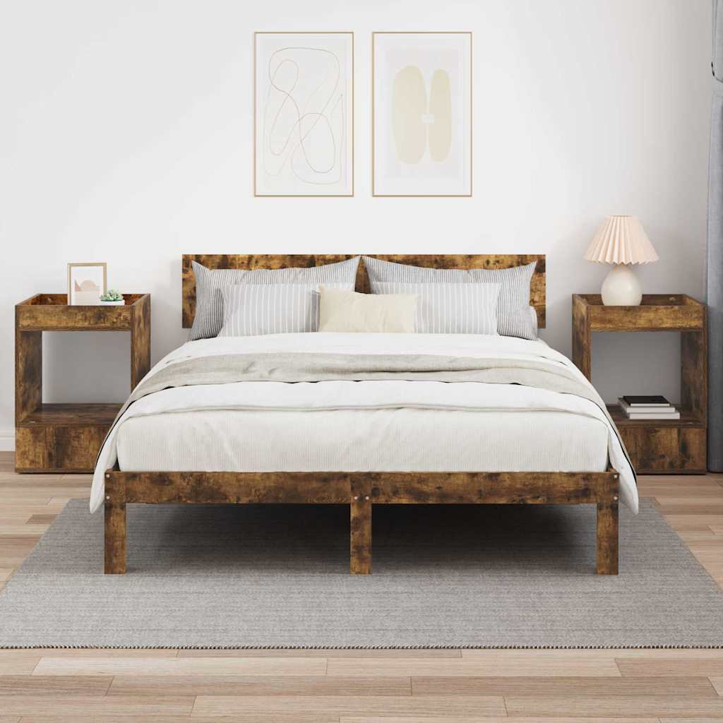 Konačna Stolić 2 pcs Dimljeni hrast 40 x 40 x 56 cm