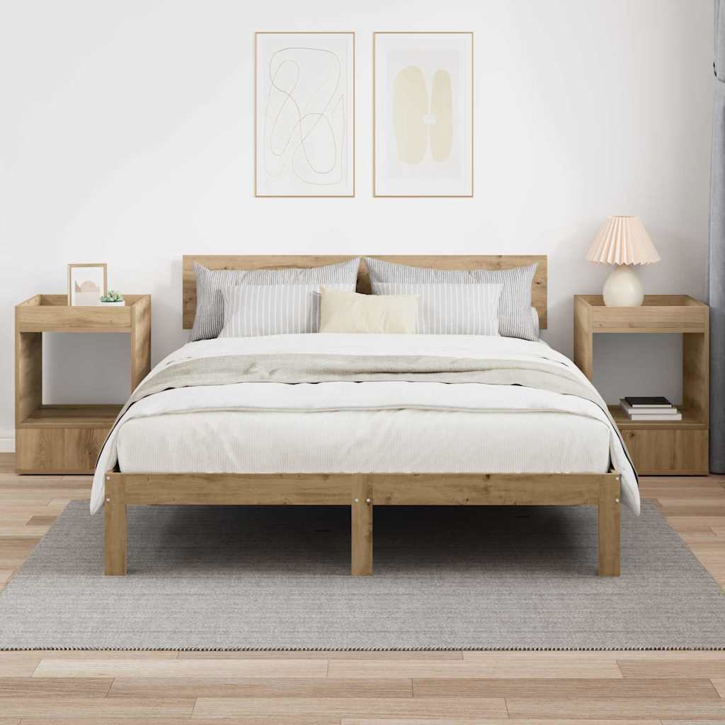 Konačna Stolić 2 pcs Umjetnički hrast 40 x 40 x 56 cm