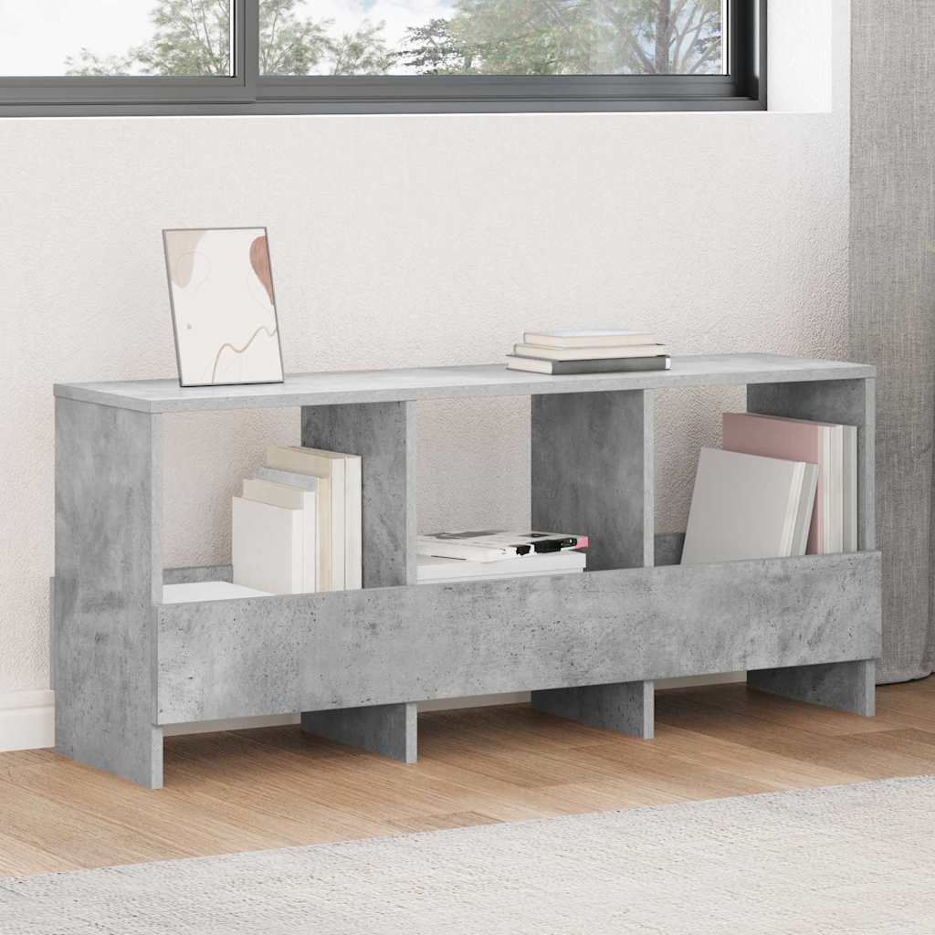 Polica za časopise Betonski sivi 102 x 30 x 45 cm