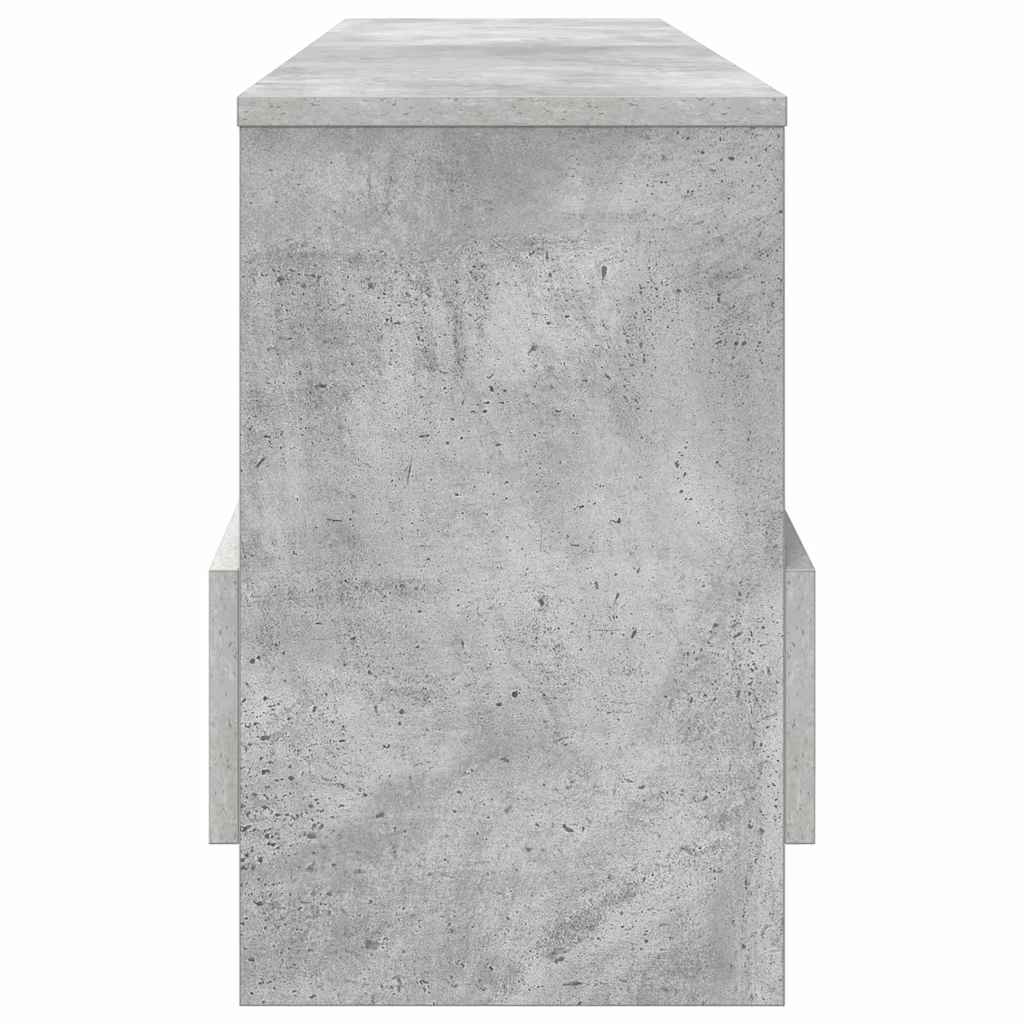 Polica za časopise Betonski sivi 102 x 30 x 45 cm