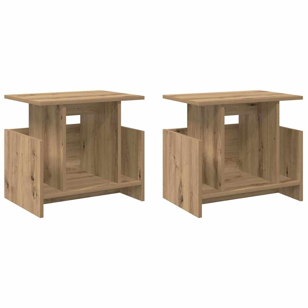 TV stalak 2 pcs Umjetnički hrast 50 x 35 x 45 cm
