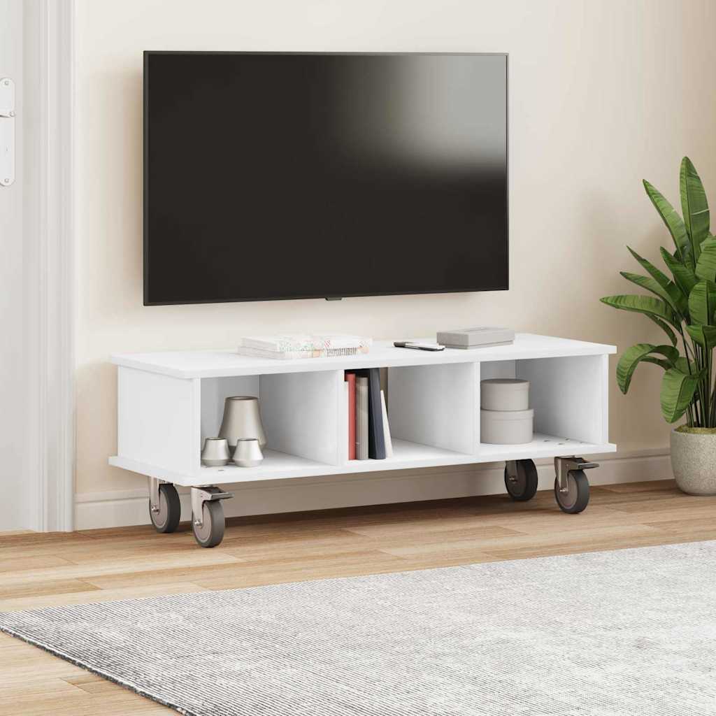 TV stalak Bijelo 100 x 35 x 35 cm Konstruirano drvo
