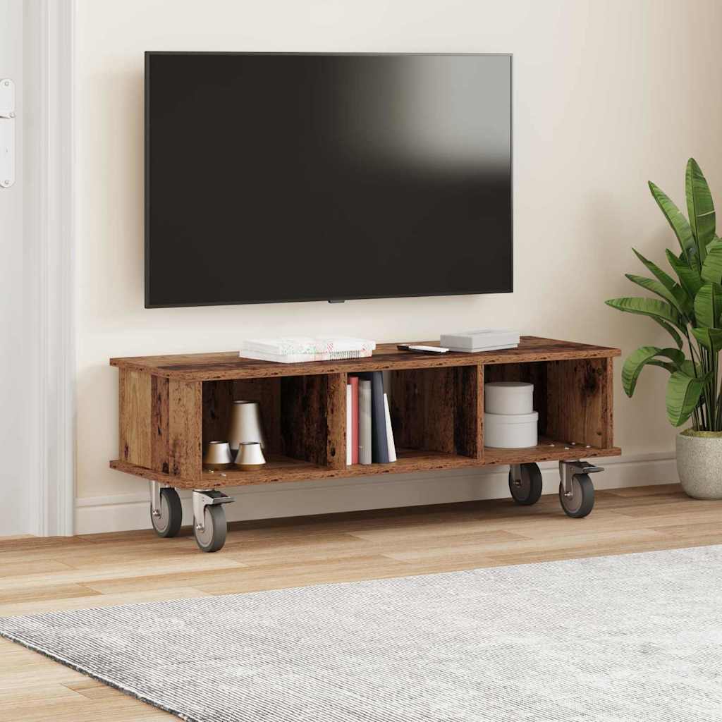TV stalak Staro drvo 100 x 35 x 35 cm Konstruirano drvo