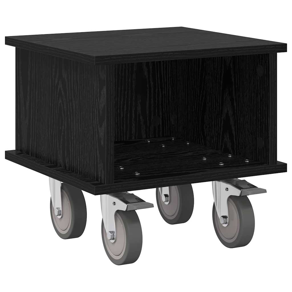 TV stalak Crni hrast 37 x 35 x 35 cm Konstruirano drvo