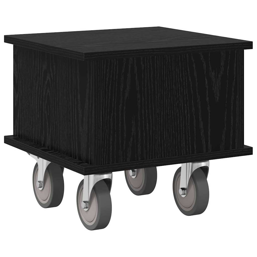 TV stalak Crni hrast 37 x 35 x 35 cm Konstruirano drvo