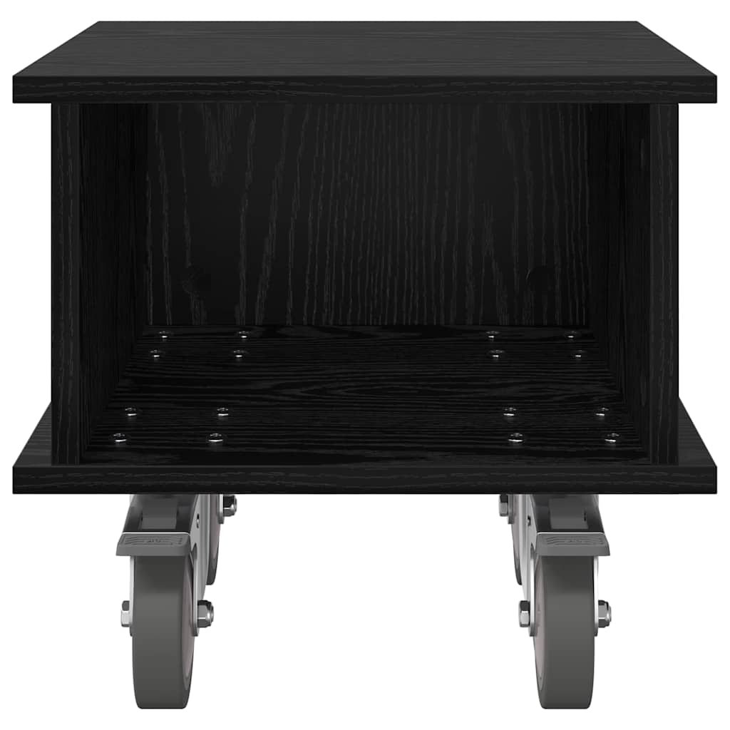 TV stalak Crni hrast 37 x 35 x 35 cm Konstruirano drvo