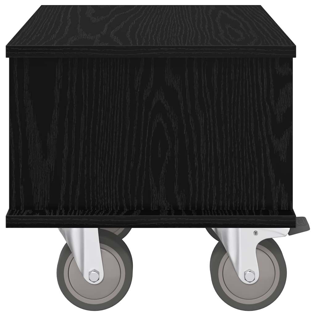 TV stalak Crni hrast 37 x 35 x 35 cm Konstruirano drvo