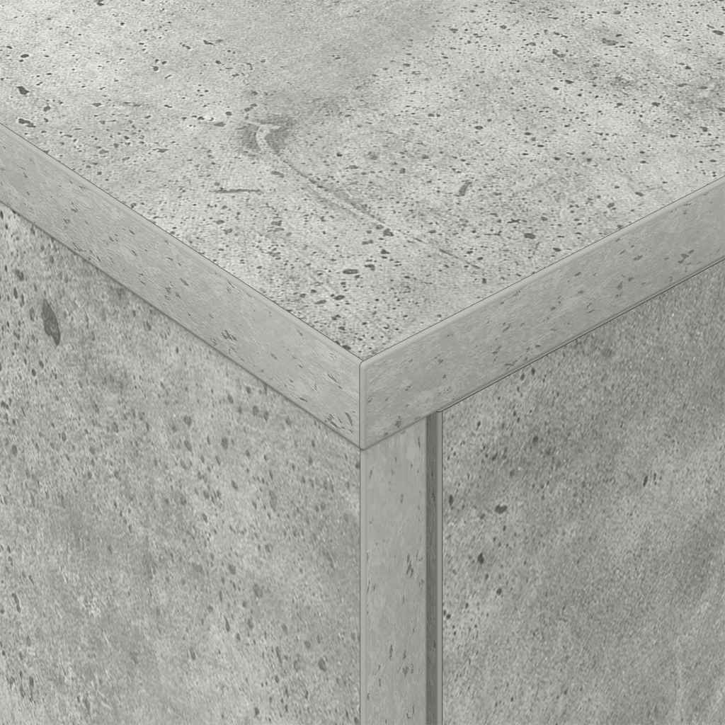 Noćni ormarić 2 pcs Betonski sivi 40,5 x 40 x 48 cm