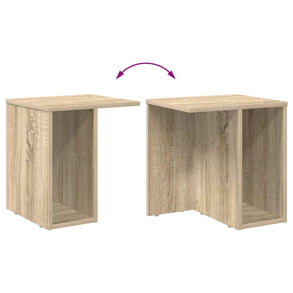 Konačna Stolić 2 pcs Sonoma hrast 37 x 32 x 40 cm