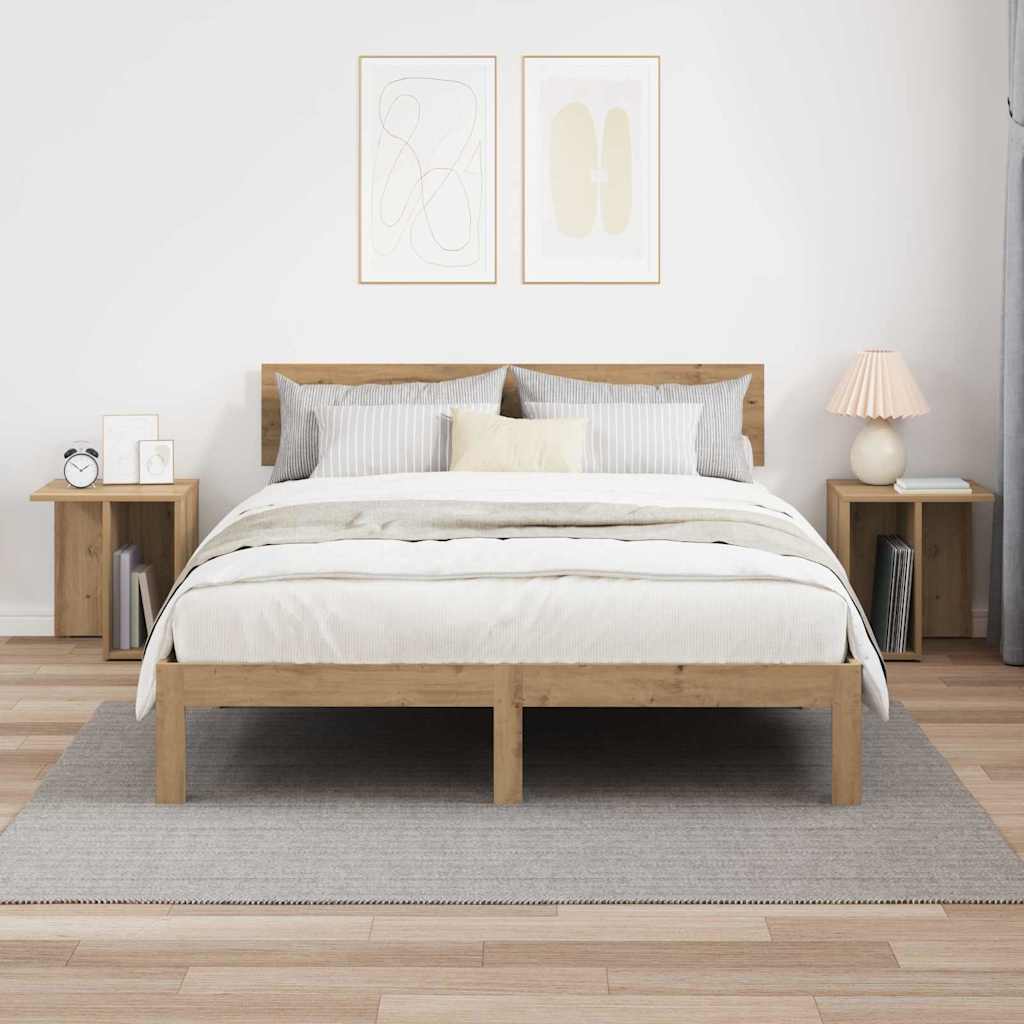 Konačna Stolić 2 pcs Umjetnički hrast 37 x 32 x 40 cm