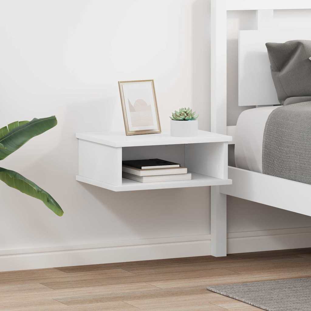 Noćni ormarić 2 pcs Bijelo 40 x 31 x 15 cm Konstruirano drvo