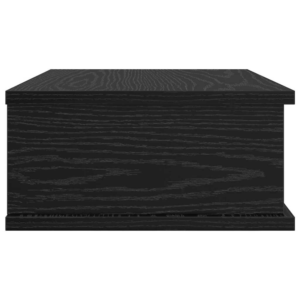 Noćni ormarić Crni hrast 40 x 31 x 15 cm Konstruirano drvo