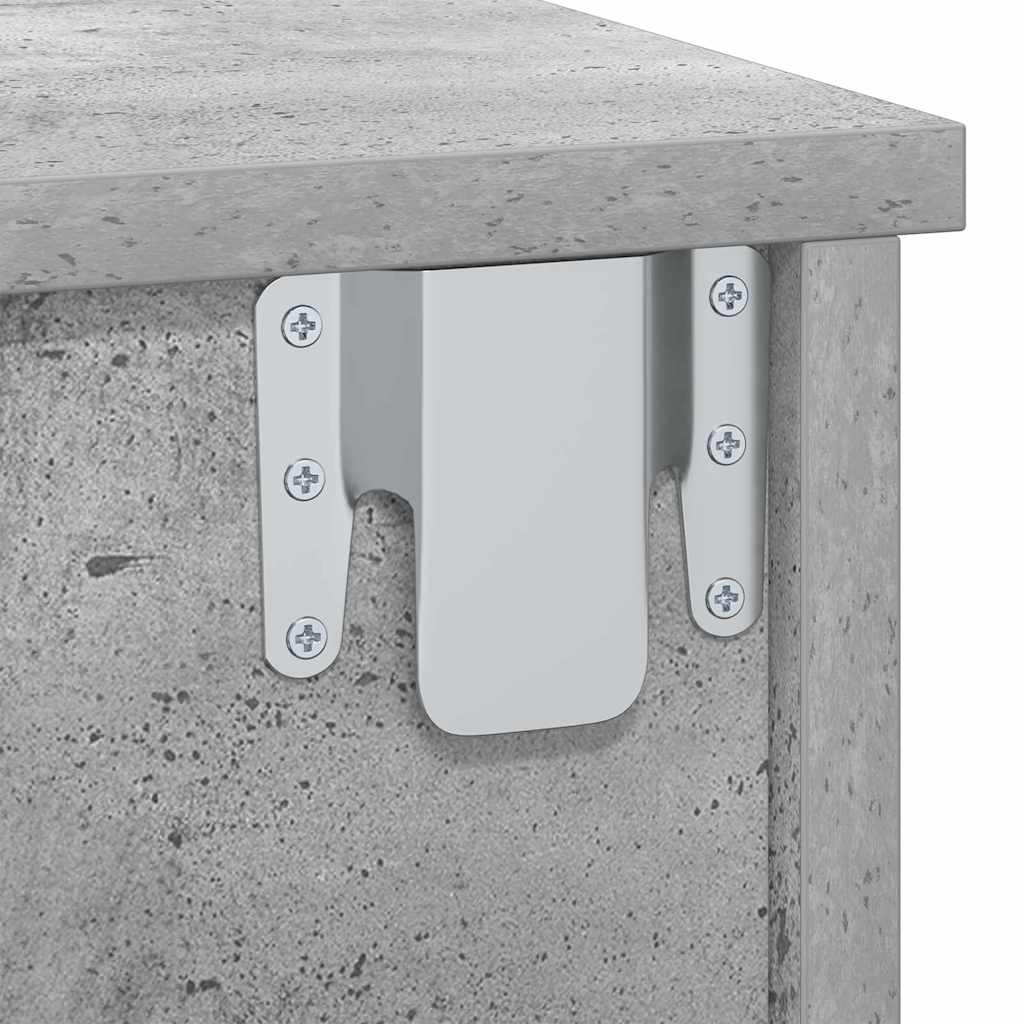 Noćni ormarić 2 pcs Betonski sivi 40 x 31 x 15 cm