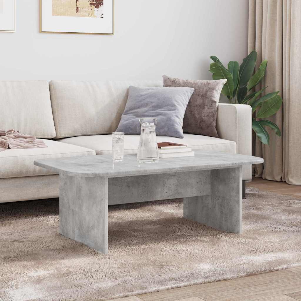 Kava Stol Betonski sivi 93 x 53 x 33 cm Konstruirano drvo