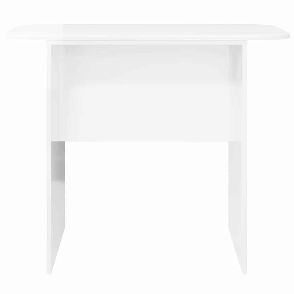 Konzolna stolica Visoki sjaj bijela 93 x 40 x 75 cm